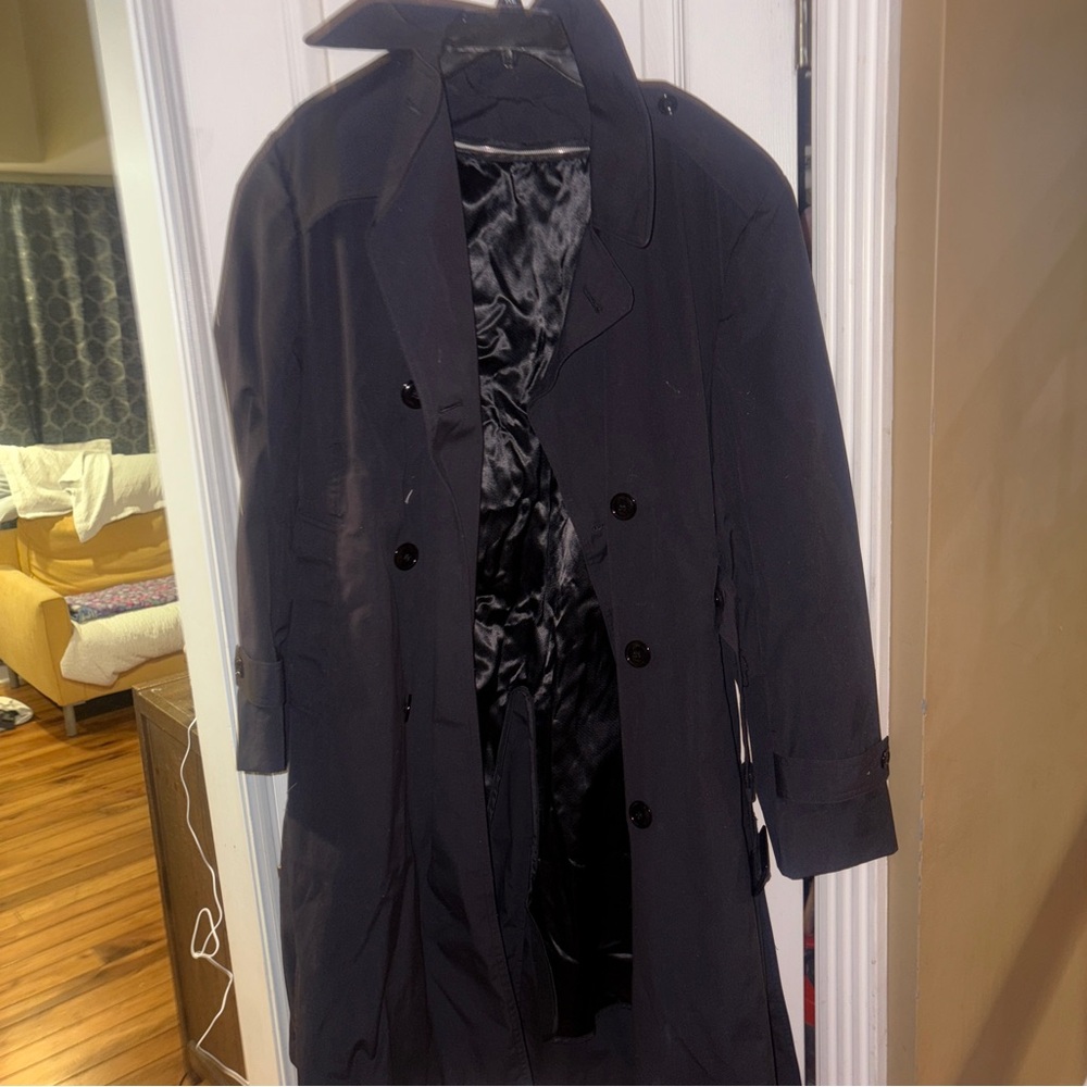 Men’s American Apparel Inc All Weather Trench Coat size 40 R